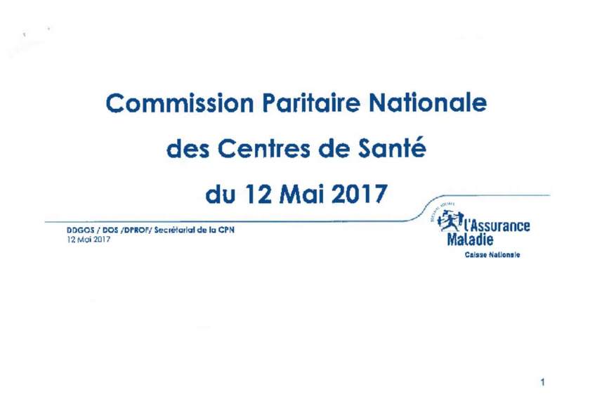 CNAMTS_CPN_présentation rémunérations