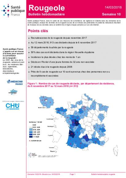 BULLETIN ROUGEOLE 14_03_2018_ Santé publique France