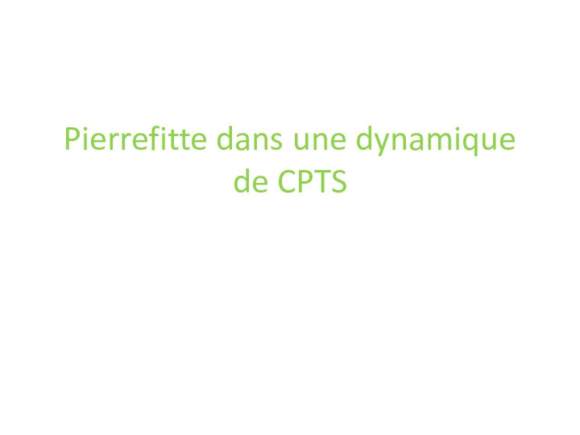 Présentation CPTS - Ville de Pierrefitte-sur-Seine