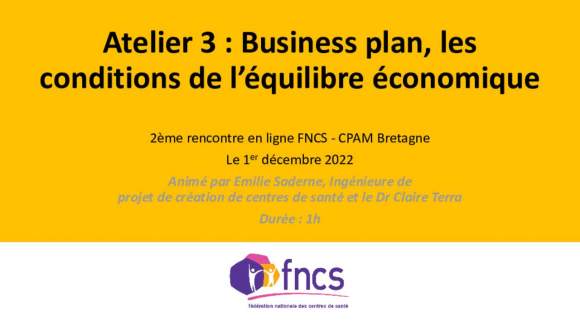 Business plan_Rencontres FNCS