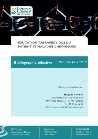 IREPS Occitanie - Ressources clefs sur l'Eduction thérapeutique du patient