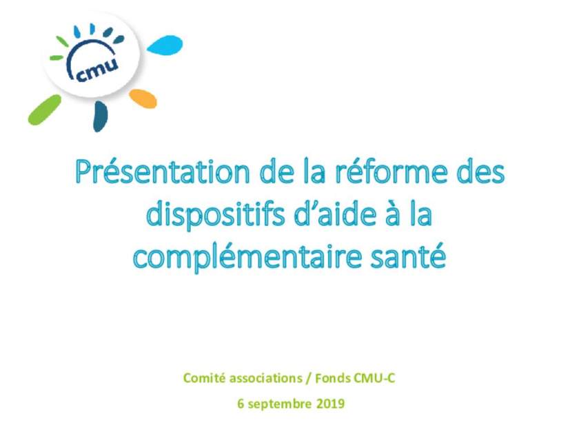 présentation réforme CMU_ACS