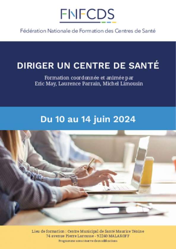 2 Diriger un CDS_Programme et inscription formation