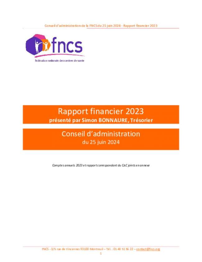 Rapport financier 23-24