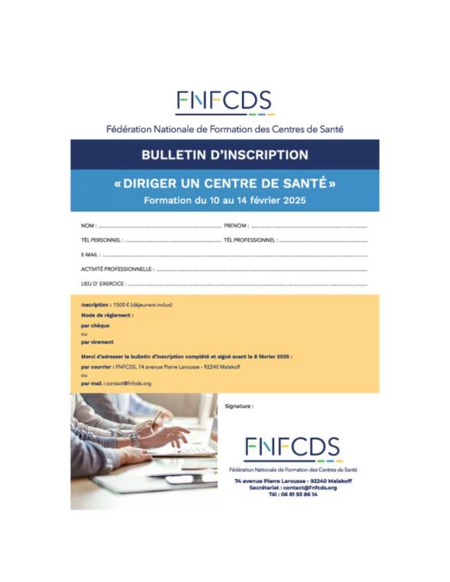 Bulletin inscription_formation diriger un CDS