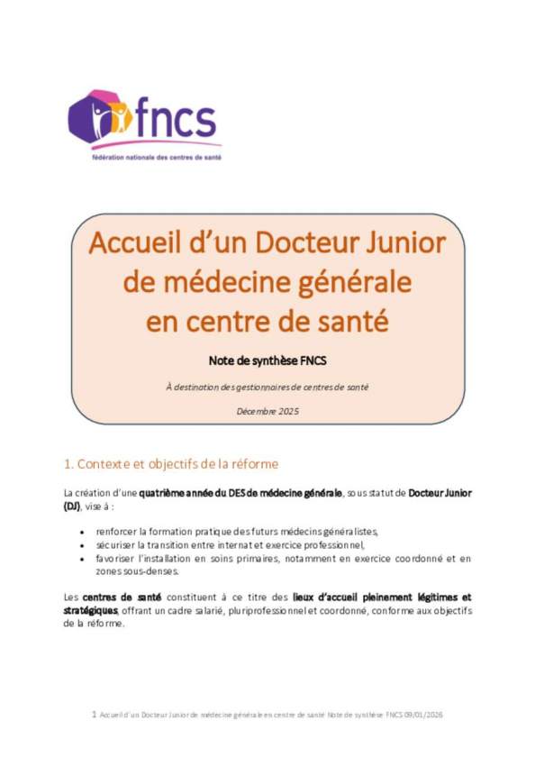 Accueil Dr Junior_note de synthèse Accueil Dr Junior_note de synthèse