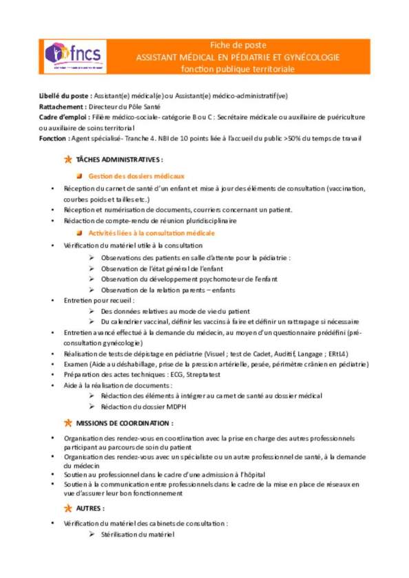 Assistants Medicaux Les Modalites De Recrutement