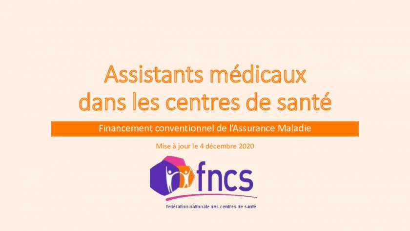 Présentation complète du recrutement d'assistants médicaux financé par l'Assurance Maladie