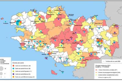 Les centres de santé en Bretagne