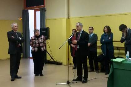 Christophe DEVYS, Directeur général ARS IDF - Marie-Hélène AMIABLE, Maire de Bagneux - Nicolas GRIVEL, Directeur général ANRU
